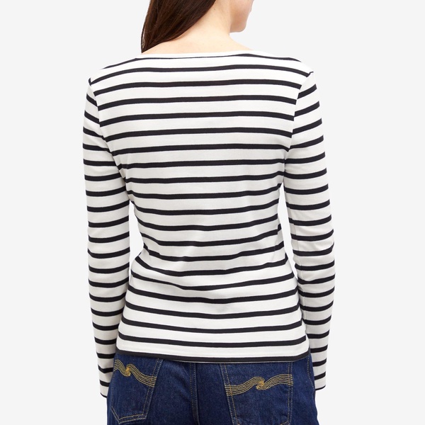 A.P.C. Thelma Stripe Long Sleeve T-Shirt