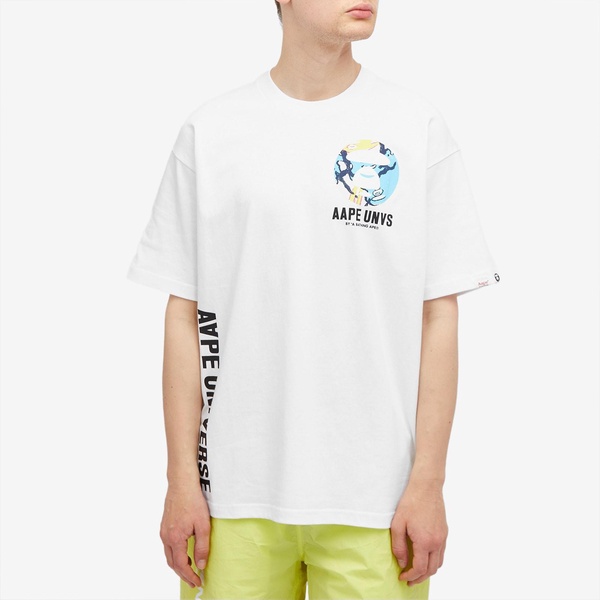 AAPE Graffiti Back Stamp T-Shirt