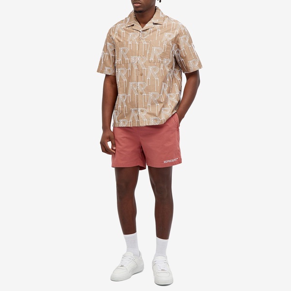 Represent Embroided Initial Vacation Shirt