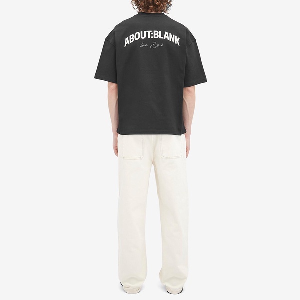 about:blank Arched Logo T-Shirt