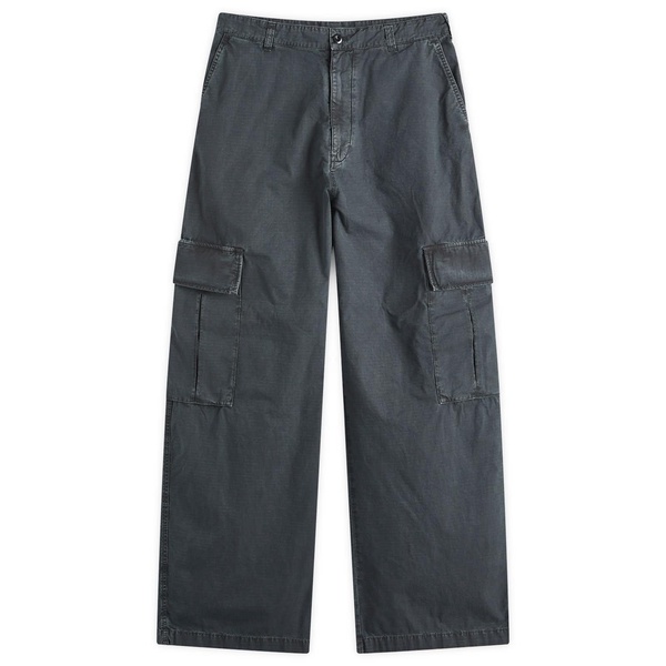 Acne Studios Plassont Garment Dye Cotton Ripstop Cargo Pants