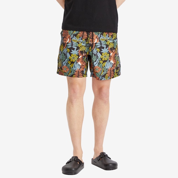 A.P.C. Bobby Tropical Print Swim Shorts