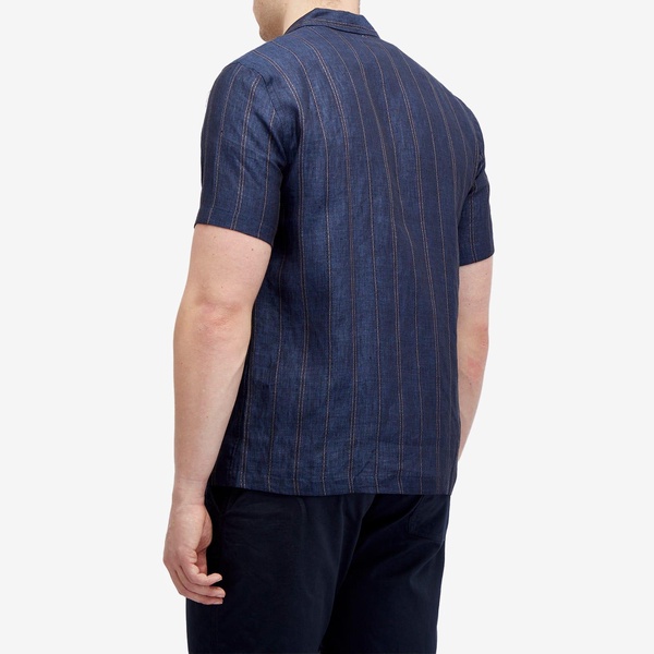 Universal Works Linen Stripe Road Shirt
