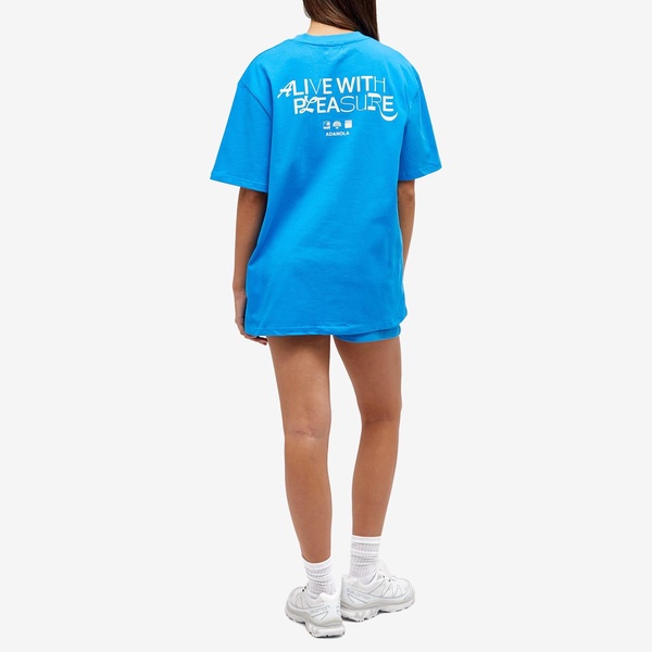 Adanola Resort Sports Short Sleeve Oversized T-shirt