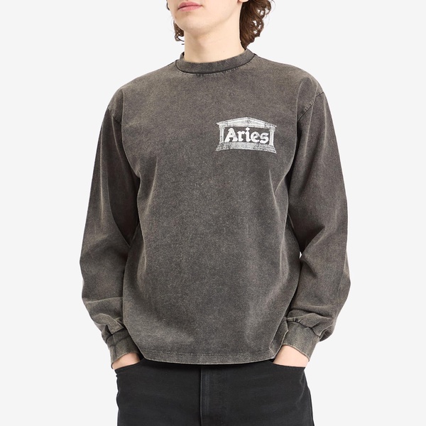 Aries Aged Ancient Temple Long Sleeve T-Shirt