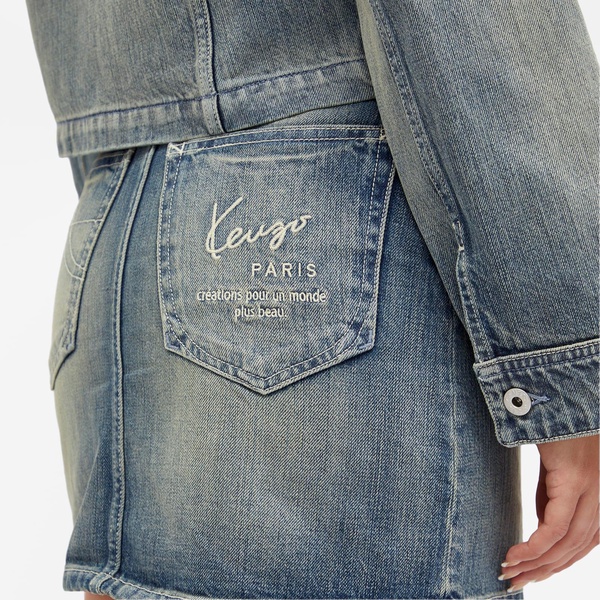 Kenzo Denim Mini Skirt