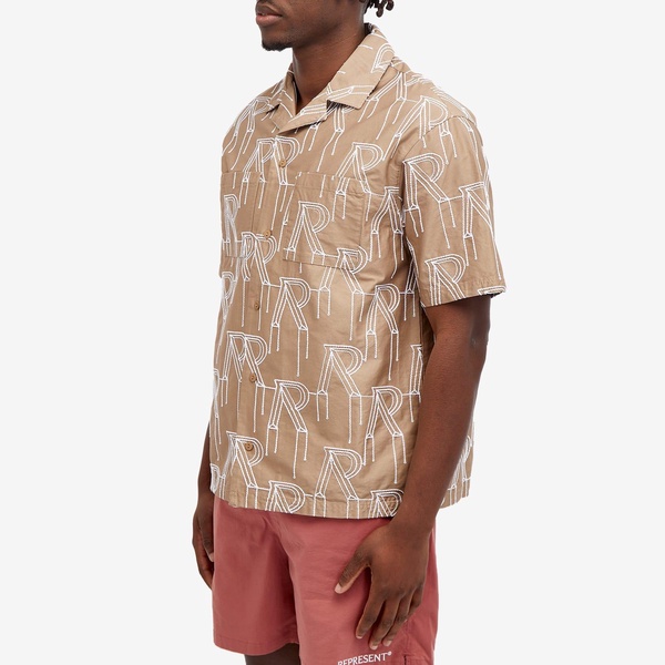 Represent Embroided Initial Vacation Shirt