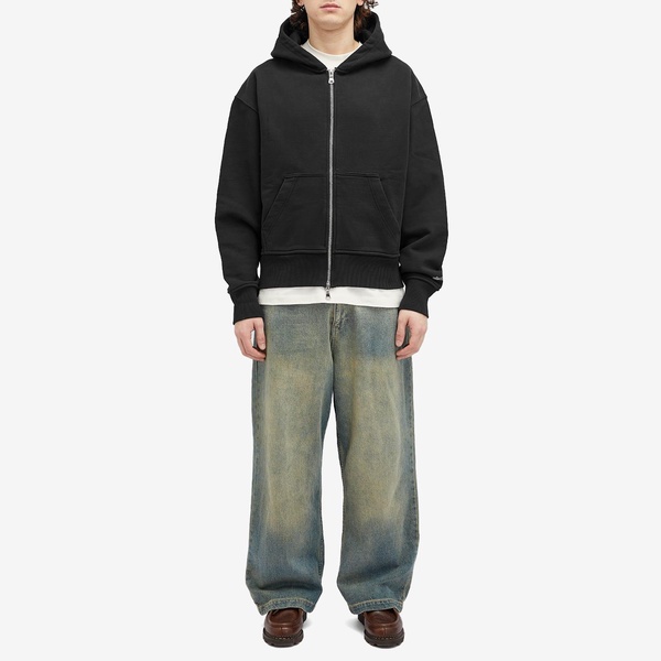 about:blank Chain Stitch Zip Hoodie - Presented by END.