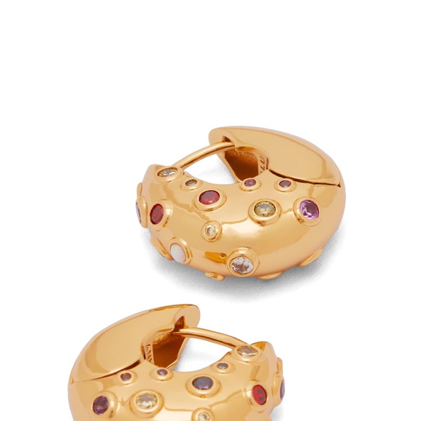 Anni Lu Crystal Bay Hoop Earrings