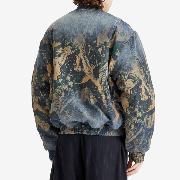 Acne Studios Oliev Denim Mossy Oak Bomber