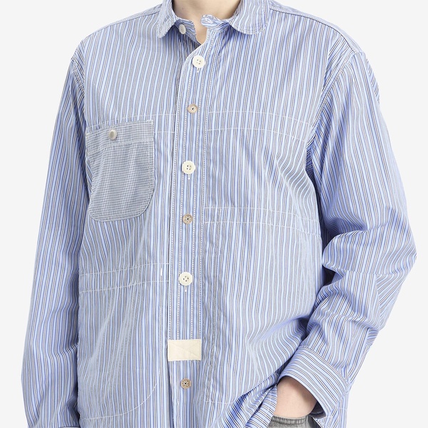 Junya Watanabe MAN Cotton Stripe Check Shirt