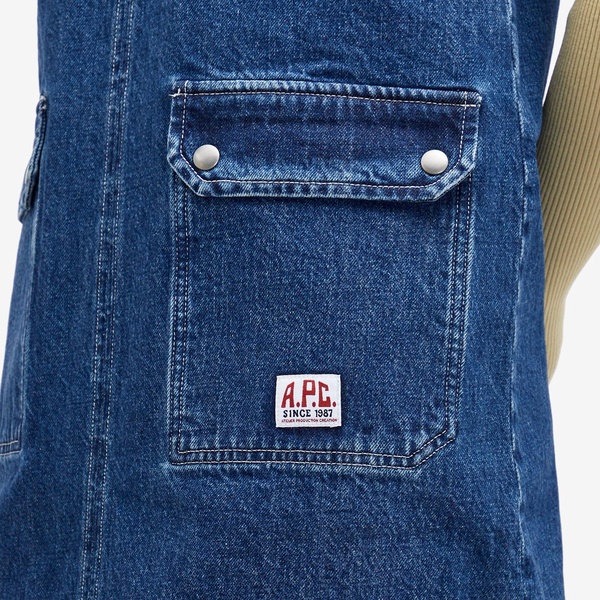 A.P.C. Dominic Denim Mini Dress
