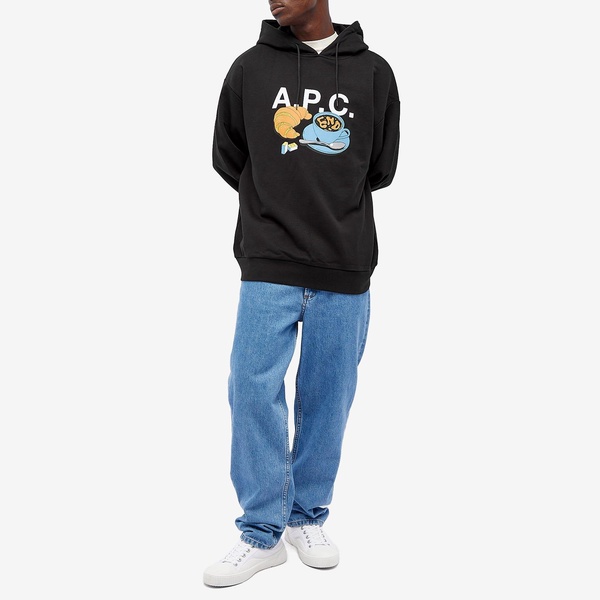END. x A.P.C. 'Coffee Club' Pierre Hoodie