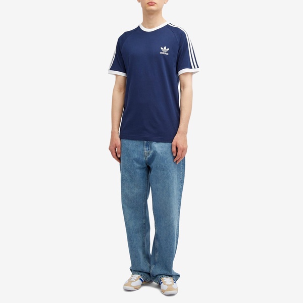 Adidas 3 Stripe T-Shirt