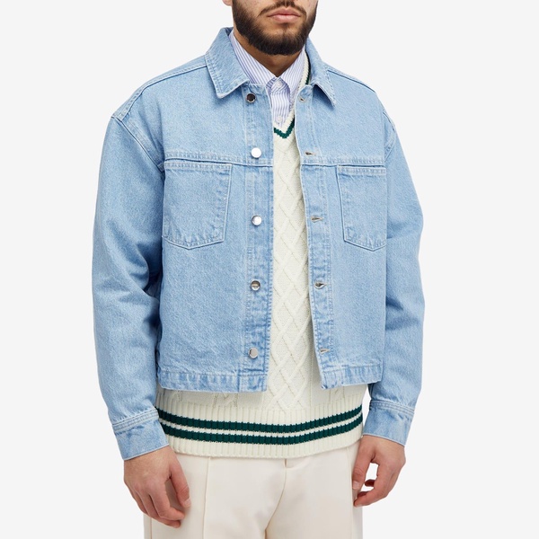 about:blank Cropped Denim Jacket