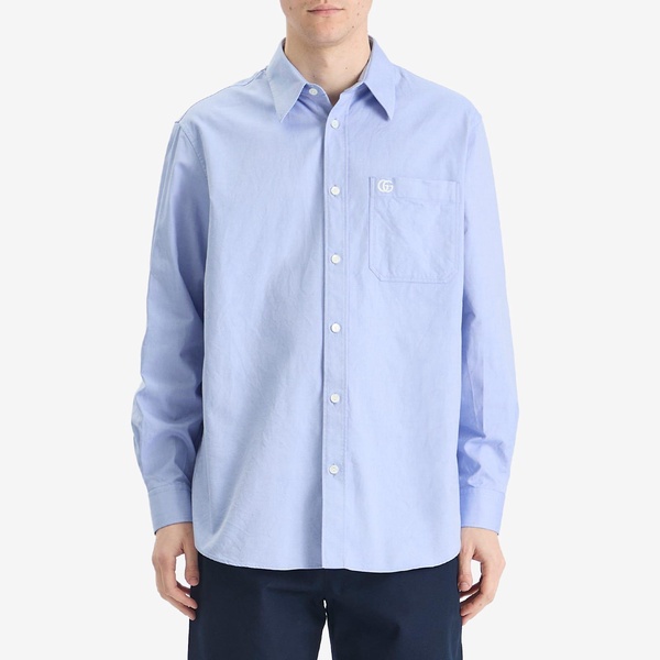 Gucci Oxford Cotton Long Sleeve Shirt