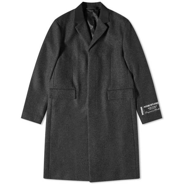 Acne Studios Orkar Classic Melange Wool Coat