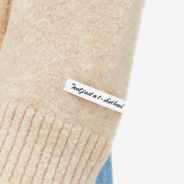about:blank Monogram Crew Neck Jumper