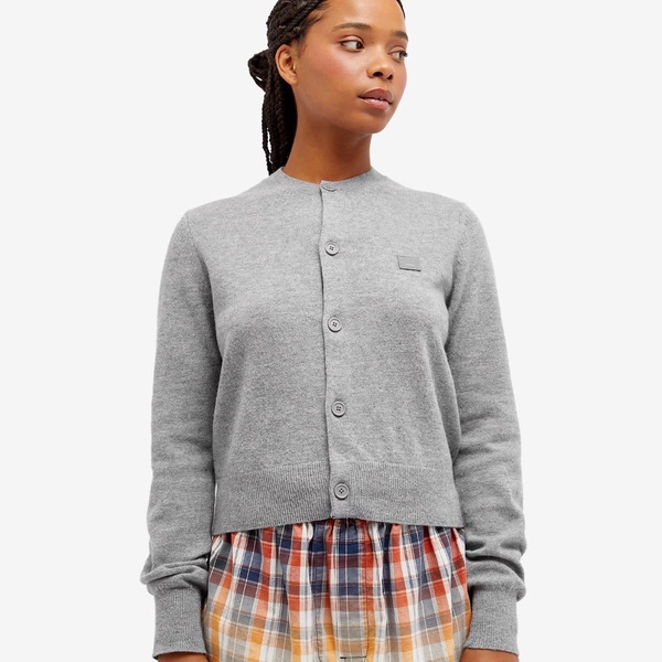 Acne Studios Keva Face Slim Fit Cardigan