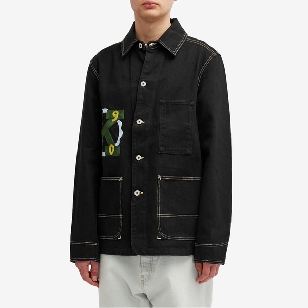 Kenzo Varsity Denim Workwear Jacket