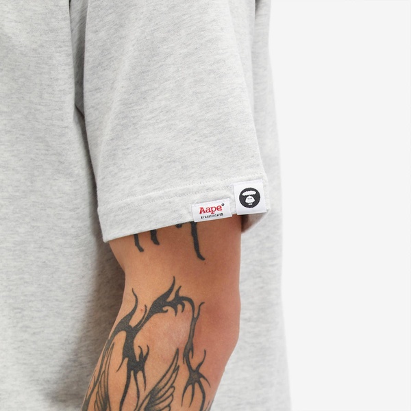 AAPE Badge Print Crew Neck T-Shirt