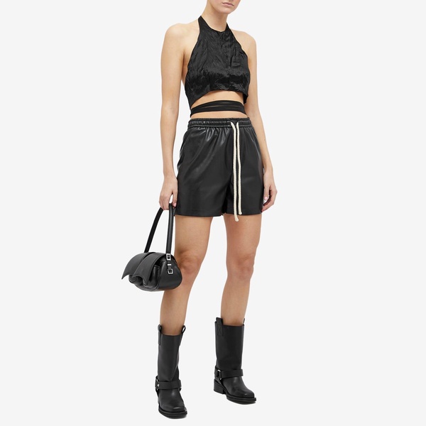 Sportmax Gitano Waist Tie Crop Top