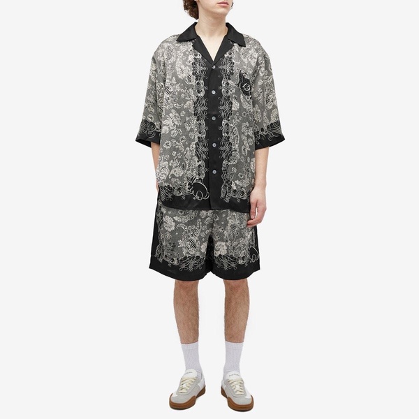 Acne Studios Sowen Building Print Vacation Shirt
