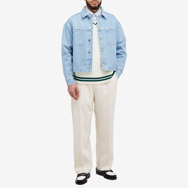 about:blank Cropped Denim Jacket