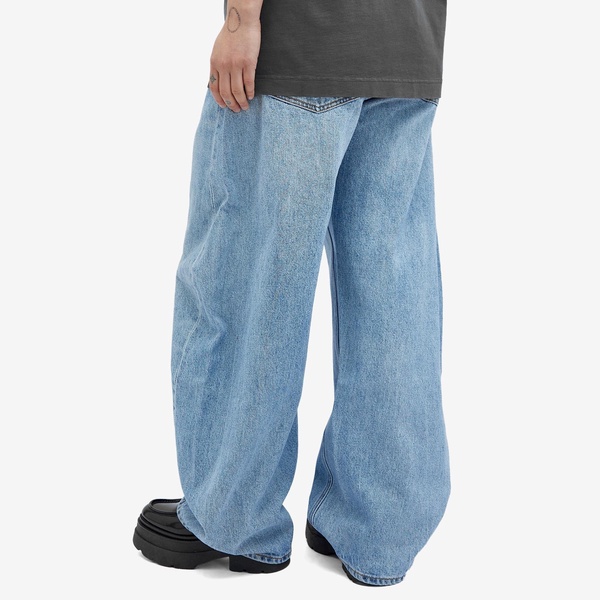 Alexander Wang Oversized Rounded Low Rise Jean