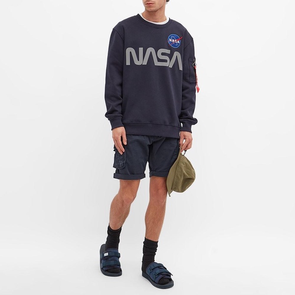 Alpha Industries NASA Reflective Crew Sweat