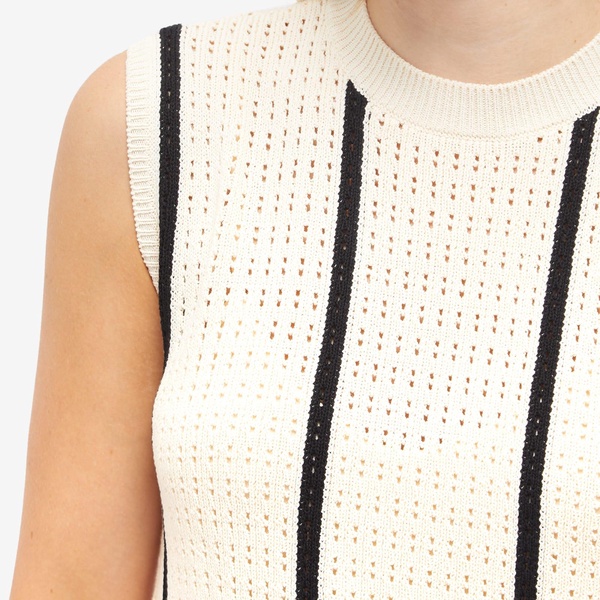 Anine Bing Lanie Knitted Stripe Dress