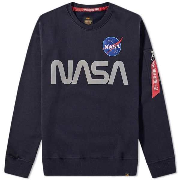 Alpha Industries NASA Reflective Crew Sweat