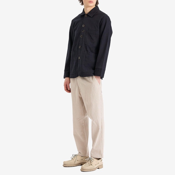 Universal Works Ospinal Cotton Seersucker  Bakers Jacket