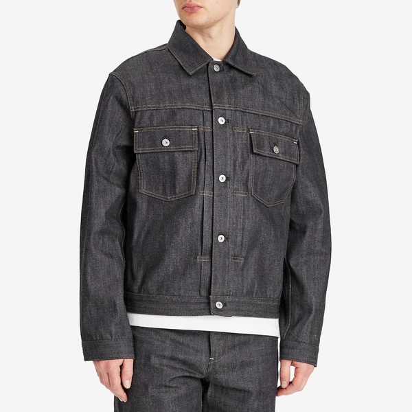 Jil Sander Raw Denim Trucker Jacket
