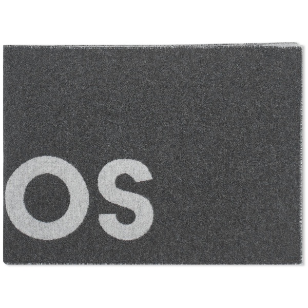 Acne Studios Toronty Logo Contrast Recycled Scarf