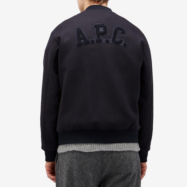 A.P.C. Micky Logo Varsity Jacket