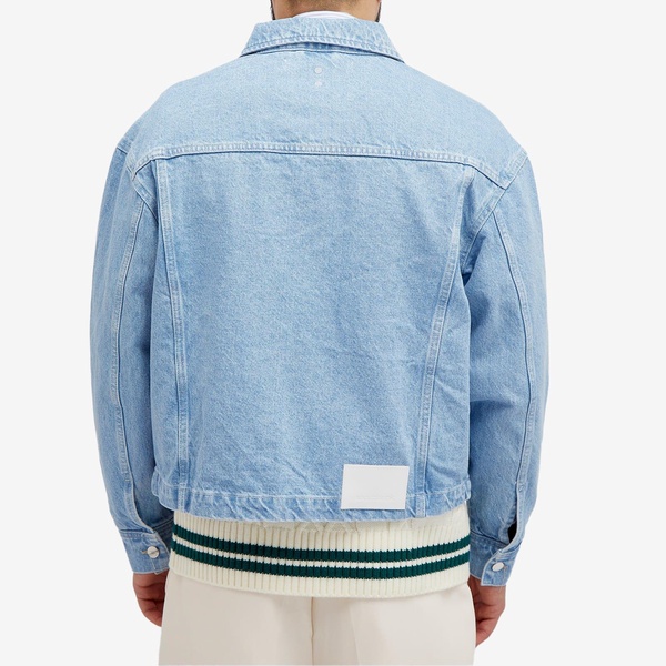 about:blank Cropped Denim Jacket