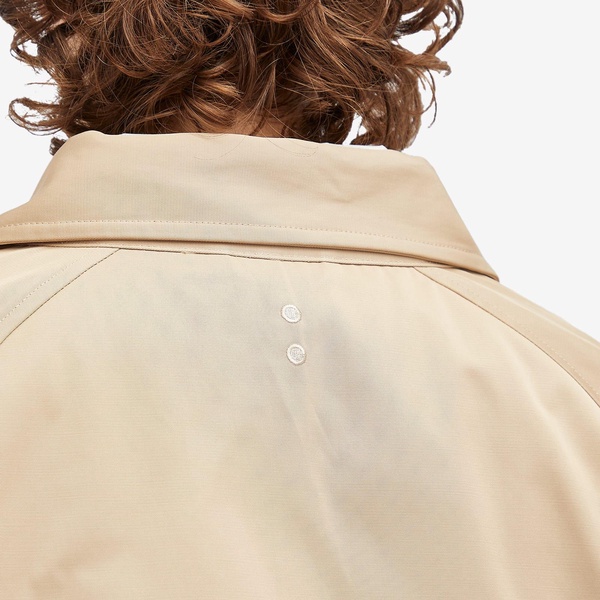 about:blank Monogram Trench Coat