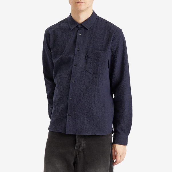 YMC Curtis Seersucker Shirt