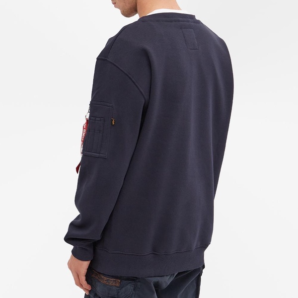 Alpha Industries NASA Reflective Crew Sweat