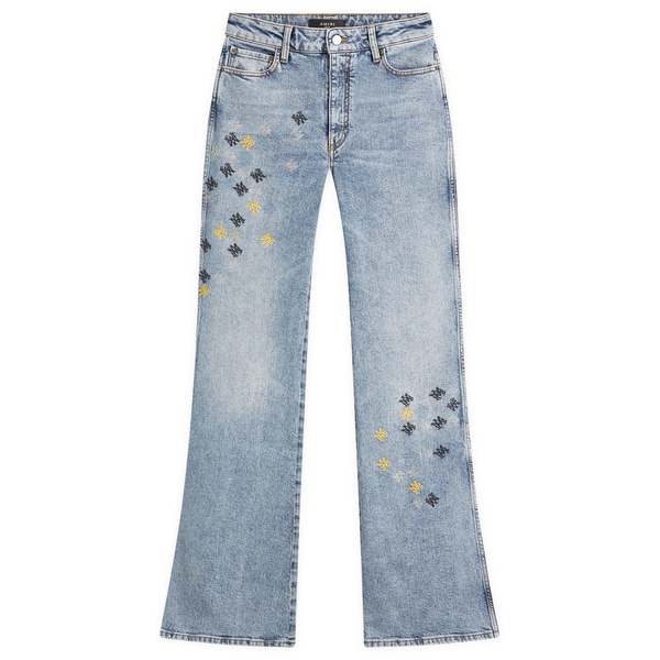 AMIRI Quad Embroidered Slit Flare Trousers