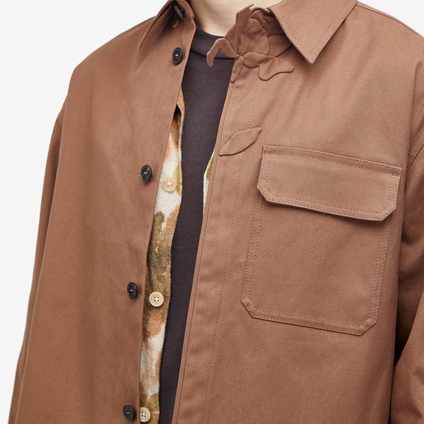 Valentino Flower Embroidery Over Shirt