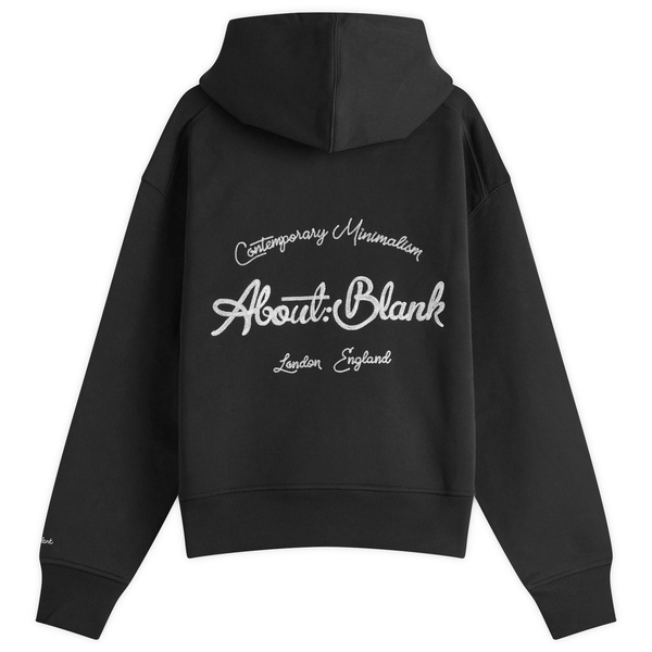 about:blank Chain Stitch Zip Hoodie - Presented by END.