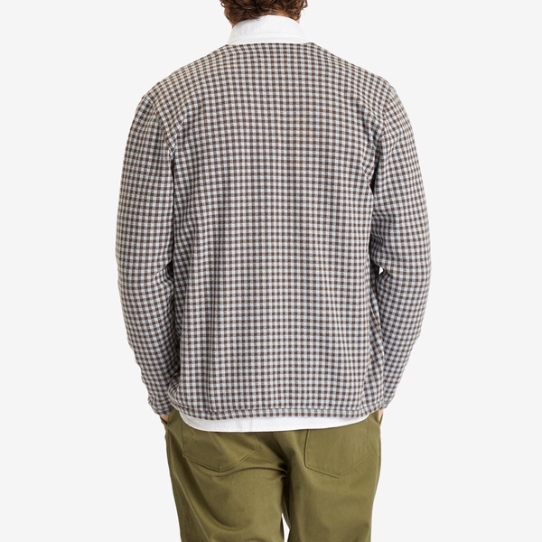 Universal Works Gingham Cotton Cardigan