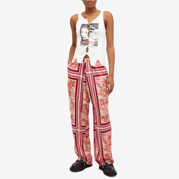 Aries Toile De Jouy Slacker Pants