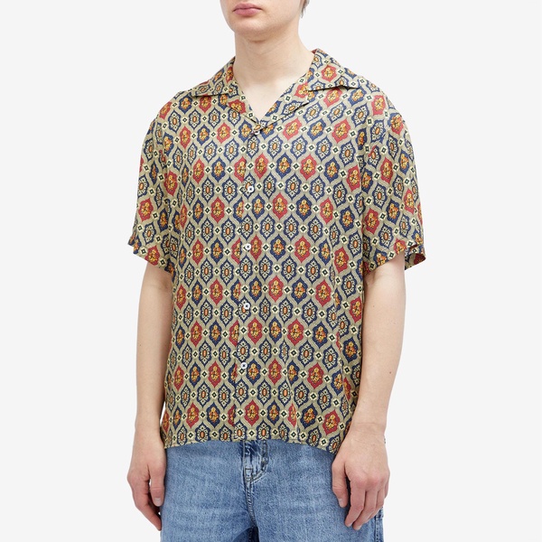 Drôle de Monsieur Tile Print Vacation Shirt