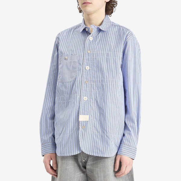 Junya Watanabe MAN Cotton Stripe Check Shirt