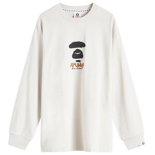 AAPE Snake Camo Graffiti Long Sleeve T-Shirt