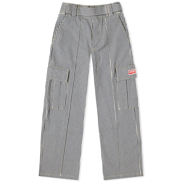 Kenzo Striped Army Straight Jeans