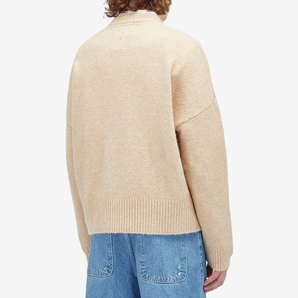 about:blank Monogram Crew Neck Jumper
